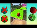 Going Balls: Speedrun Walkthrough Gameplay|vip bag,Watermelon,Tomato, Minecraft Which balls is best❓