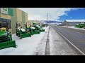 Livingston Montana Winter Walking Tour - 4k City Walks Video for Treadmill