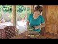 Life in a new house and a kind neighbor - Chopping bamboo to make a chicken coop