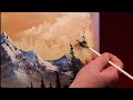 Bob Ross' Oil Painting Technique For Capturing The Beauty of a Sunset