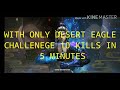 ONLY DESERT EAGLE CHALLENGE |10 KILLS IN 5 MINUTES|FREEFIRE TRAINING MODE/DARK FACT GAMING