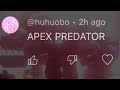 TDX Apex Predator but The COMMENTS SING IT???? (150 COMMENT SPECIAL!! Part I)