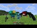 ELEMENTAL POWERS SPEEDRUNNER vs MUTANT FANGIRL HUNTERS in Minecraft!