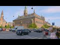 4K Copenhagen, Denmark - City Walking Tour - Traveling Around Europe - Part 1