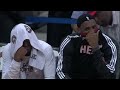 LeBron James and Dwyane Wade Kiss Cam (Miami Heat at Atlanta Hawks)