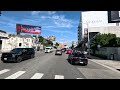 Driving Down the Sunset Strip in Hollywood, California 4k Video
