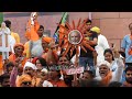 Saffron riot of colour: Crowd at BJP Party Office New Delhi on verge of election 2024 announcement