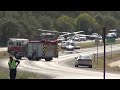 Helicopter Lands on HWY in Texas