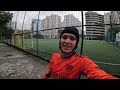 How is the routine of an amateur goalkeeper