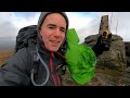 Dartmoor wild camp in 45mph+ wind | Yes Tor and High Willhays | Terra Nova Southern Cross 1