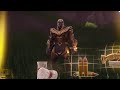 Thanos doing the Orange Justice emote