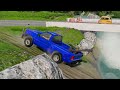 Cars vs Spikes Challenge in BeamNG Drive!