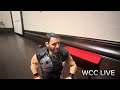 Cody Rhodes and Johnny Gargano have a talk backstage ￼