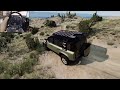 Realistic offroading in a Land Rover Defender - BeamNG.Drive | Thrustmaster TX