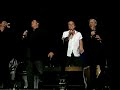 David Cassidy sings with the Osmonds