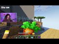 SOBREVIVÍ 200 DÍAS en 1 CHUNK en MINECRAFT HARDCORE