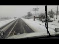 Snow in Arizona, the high desert.