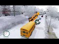GTA 4 Crazy School Bus Crashes Ep.8