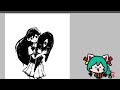 How OMOCAT draws Mari and Something - OMOCAT Art Livestream 11/05/22