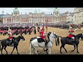 KING'S GUARDS TROOPING THE COLOUR 2024 AT HORSE GUARDS PARADE - SELECTED HIGHLIGHTS