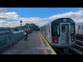 MTA NYC Subway: R188 (7) train action at 103rd Street-Corona Plaza (10/15/2023)