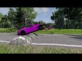 Cars vs Massive Speed Bumps – BeamNG.Drive