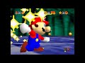 Super Mario 64 : Middle stairs lobby backward long jump/MLSBLJ