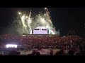 Volleyball Day in Nebraska Post Game  Celebration Fireworks Music in 4k