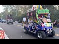 Unique decorated golf carts at Walt Disney World Fort Wilderness Golf Cart Parade 2022
