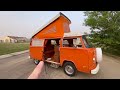 Full Bay Window VW Westfalia Campmobile Camping Features Tour
