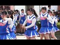 【4K】若さ溢れる高校生バトン部　常盤平さくらまつり2024 #1