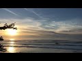 Western Shore Oregon Sunset Waves