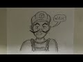 5. | Waluigi - Quick Sketch | Super Mario