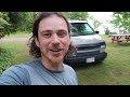 VanLife | My RUSTIC, CHEAP Chevy Astro Van Conversion TOUR!