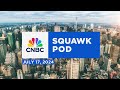 Squawk Pod: Trump’s tech support: Silicon Valley shifts - 07/17/24 | Audio Only