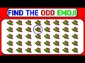 FIND THE ODD EMOJI OUT by Spotting The Difference! #60 #emoji #puzzle #emojichallenge#oddoneemojiout