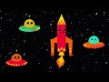 🐝 Baby Sensory Video Mixtape! 🚀 Lucky Baby Star's Space Rockets, Dancing Fruit, Bees & Dinos 🌟