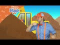 Blippi Visits Dig This Las Vegas and Learns Verbs | Playground for Children | Moonbug Kids