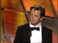 Michael J. Fox Wins Best Actor TV Series Musical or Comedy - Golden Globes 2000