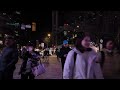 【4K】Downtown Vancouver Christmas Walk,  Skating and Shopping on Robson Street, Travel Canada 2023