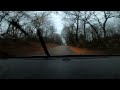 ASMR Rain Drive in the Country