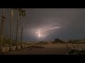 Monsoon lightning storm in Mohave Valley, Arizona