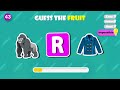 ▶️ Can You Guess The Fruit And Vegetable By Emoji? 🍒🍎 | Easy Quizy
