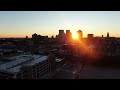 Historic High Falls District - Original Mercantile District - Rochester NY - 4K Drone Footage