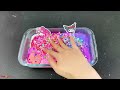 Slime Mixing Random With Piping Bags🐰🐰Mix various rabbit things into the slime!Satisfying Slime|ASMR