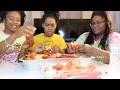 SeaFood Mukbang / Trying Crawfish For The First Time FT. Danielle & Nya