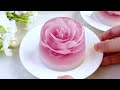 Flower Jelly | Glass Flower Jelly | Agar-agar Recipe | 花燕菜糕