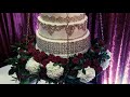 Asian wedding cakes DRAPING floral HANGING cake
