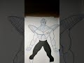 Drawing DBZ Burter of the Ginyu Force (The fastest being in the Universe?) Part 1