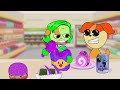 Inside Out 2 - Anxiety vs Joy Convenience Store Emoji Orange Blue Food | ASRM | ANIMATION